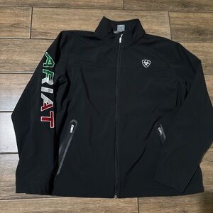 ARIAT WOMEN'S CLASSIC TEAM MEXICO FLAG SOFTSHELL JACKET XXL